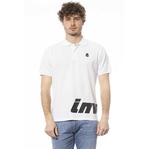 Invicta White Cotton Men Polo Men's Shirt